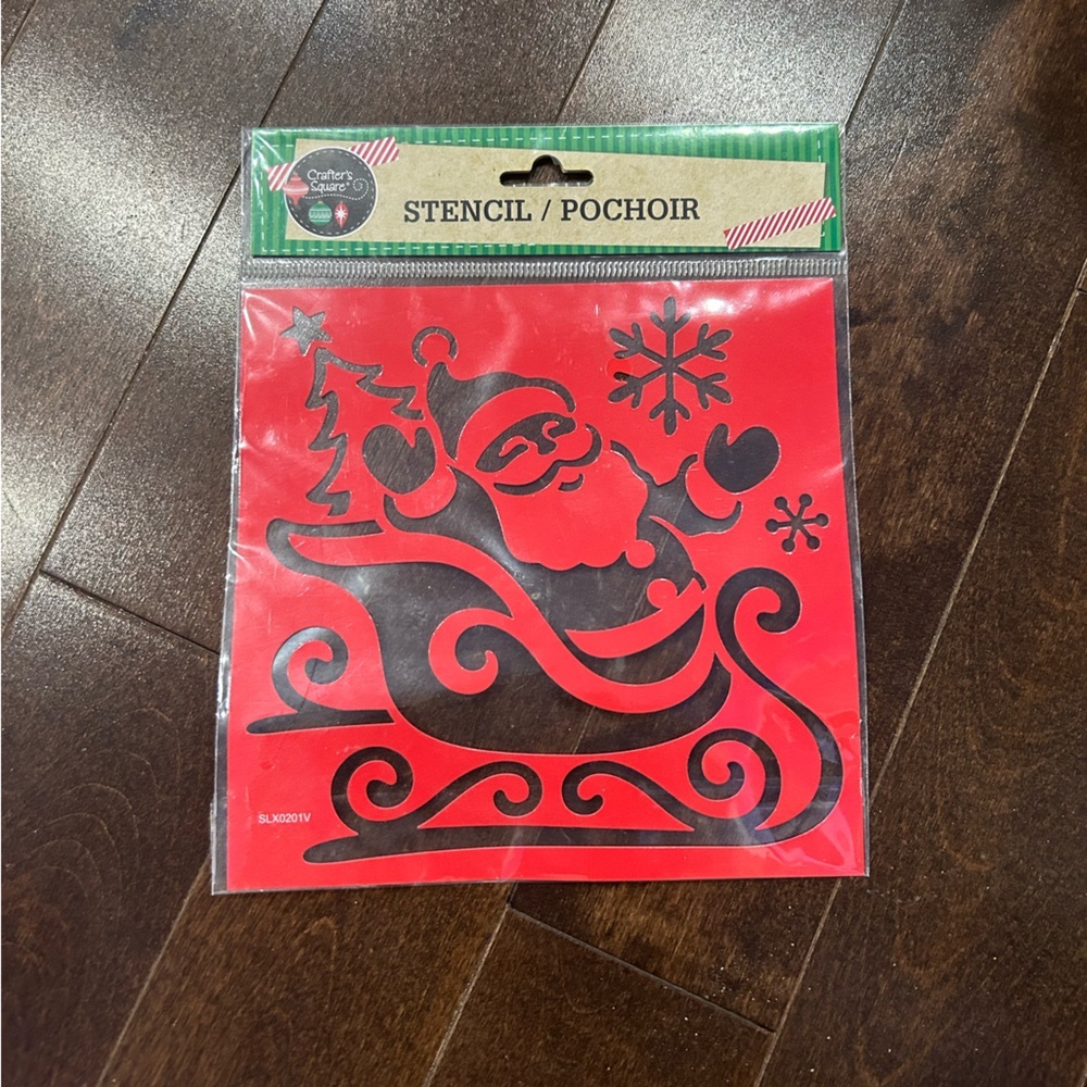 ❗️Free Add On❗️ Santa claus stencil BNIP